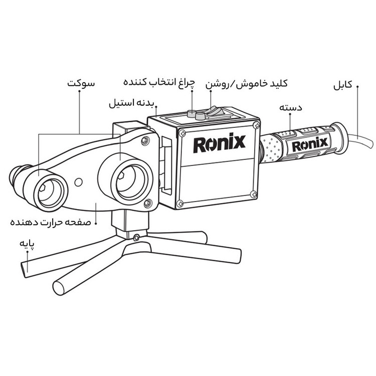 دستگاه جوش لوله سبز رونیکس مدل RH-4401
