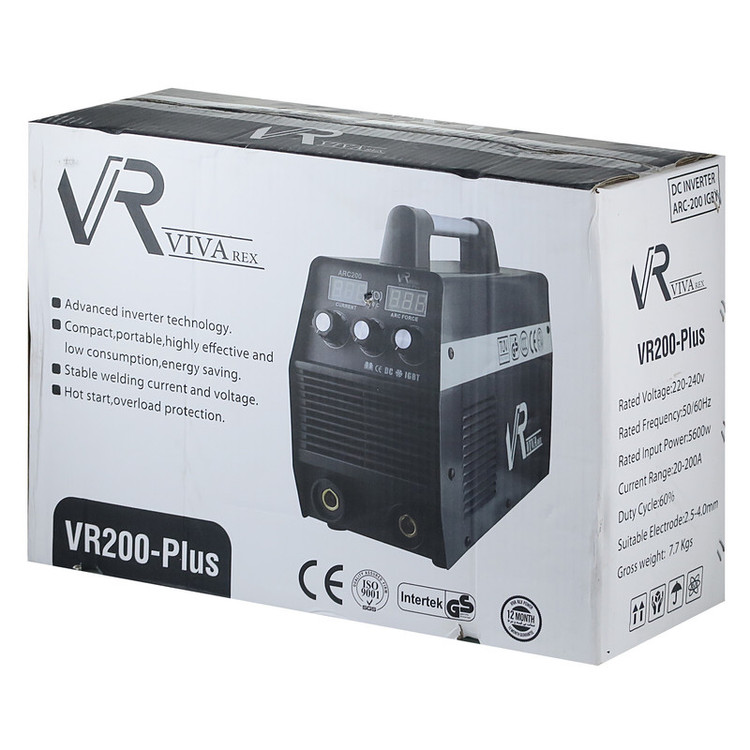 اینورتر جوشکاری 200 آمپر ویوارکس مدل VR200-Plus