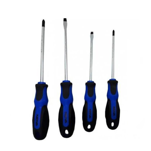 مجموعه 4 عددی پیچ گوشتی نووا مدل 5X100 , 5X150