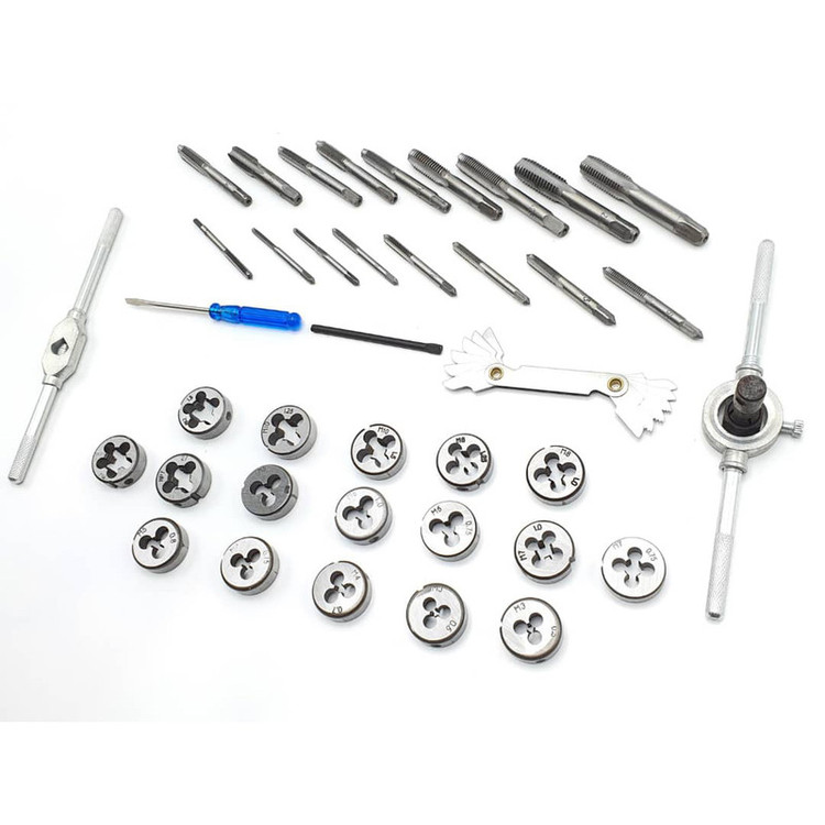 مته حدیده قلاویز و حدیده مدل TAP-AND-DIE-SET مجموعه 40 عددی