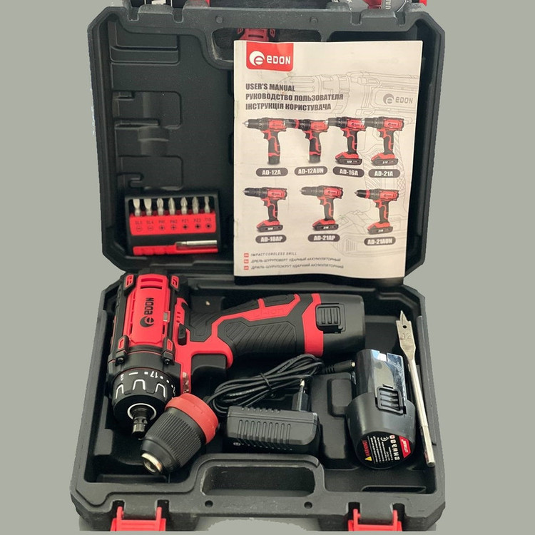 دریل شارژی ادون مدل AD-12AUN