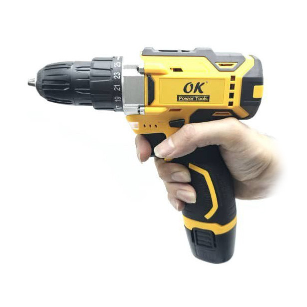 دریل پیچ گوشتی شارژی اوکی مدل POWER_TOOLS-NEW مجموعه 24 عددی