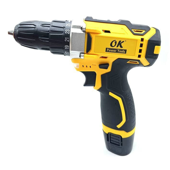 دریل پیچ گوشتی شارژی اوکی مدل POWER_TOOLS-NEW مجموعه 24 عددی
