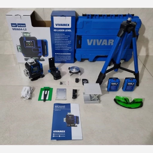 تراز لیزری ۳۶۰ درجه ۱۶ خط نور سبز ویوارکس مدل VR1604-L2